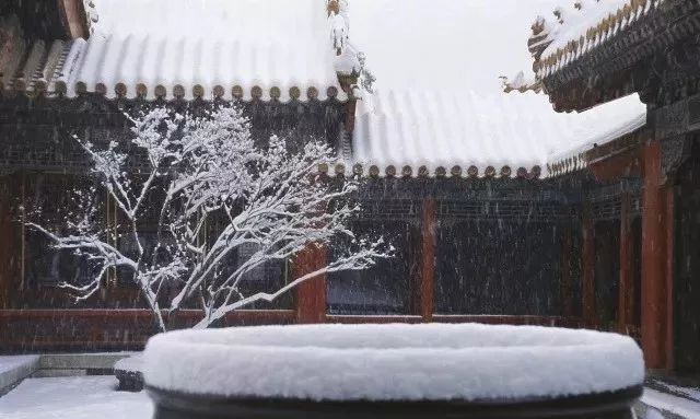 最美中國古建筑：紫禁城下雪了！