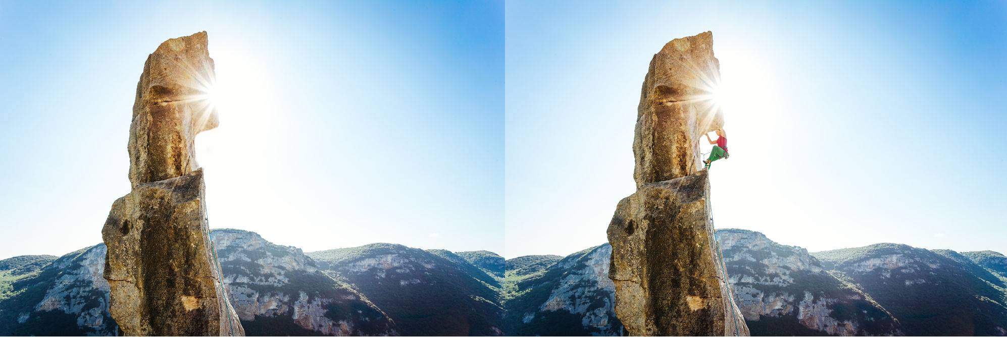 風景因人而生動，極致風光的點睛之筆