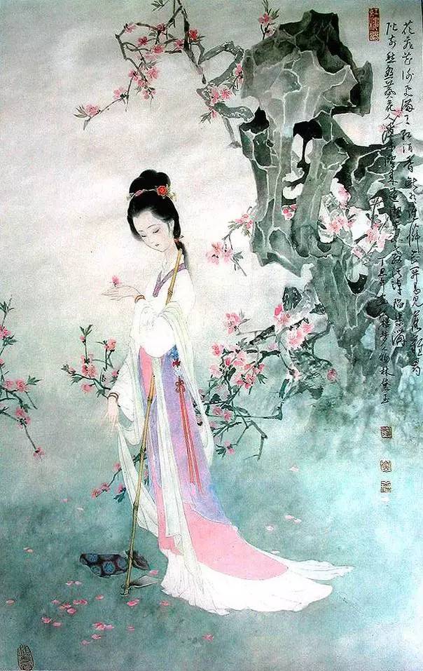 馮其庸國(guó)畫(huà)作品：手繪《紅樓夢(mèng)》人物圖美呆了