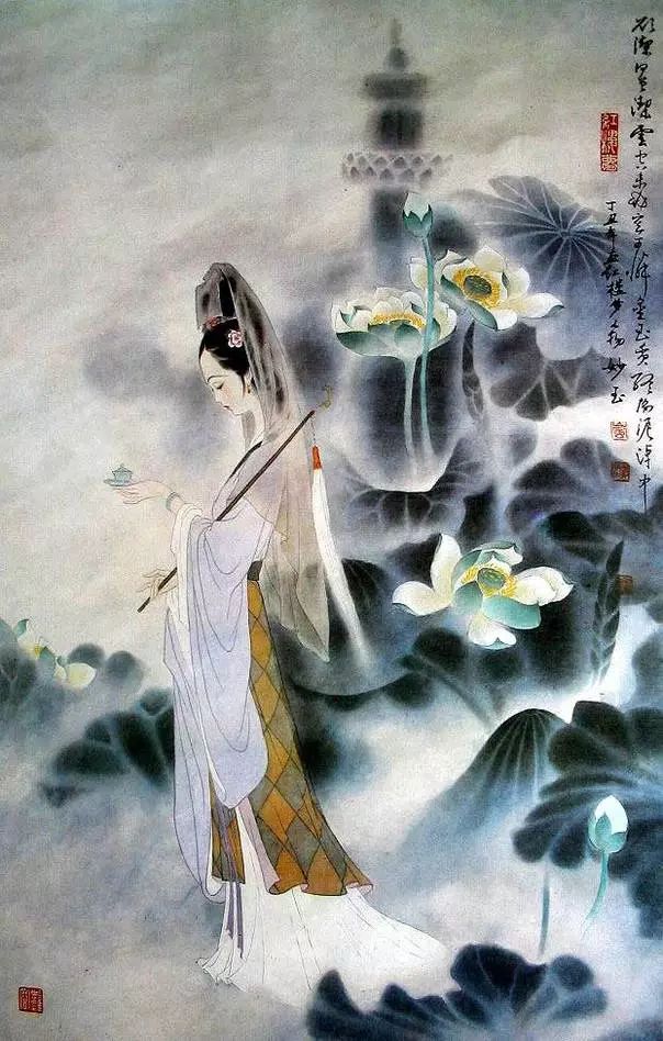 馮其庸國(guó)畫(huà)作品：手繪《紅樓夢(mèng)》人物圖美呆了