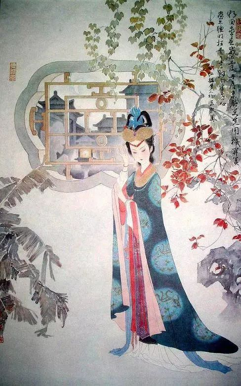 馮其庸國(guó)畫(huà)作品：手繪《紅樓夢(mèng)》人物圖美呆了