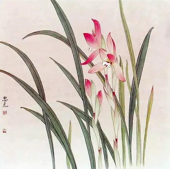 中國(guó)畫欣賞：驚艷唯美蘭花圖