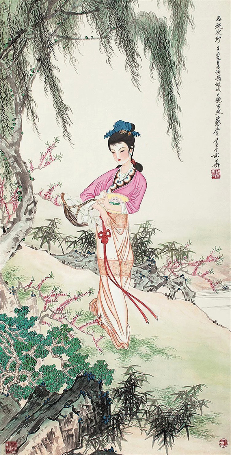 蔡云國(guó)畫(huà)人物繪畫(huà)作品