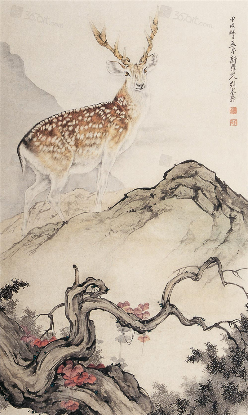 著名畫(huà)家張樹(shù)立鳥(niǎo)獸蟲(chóng)魚(yú)國(guó)畫(huà)作品