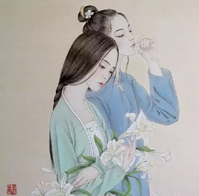 古風(fēng)詩(shī)意手繪插畫：一場(chǎng)風(fēng)花雪月任飄搖美！